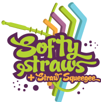 Softy Straws Big Reusable Silicone Straws for Tumblers